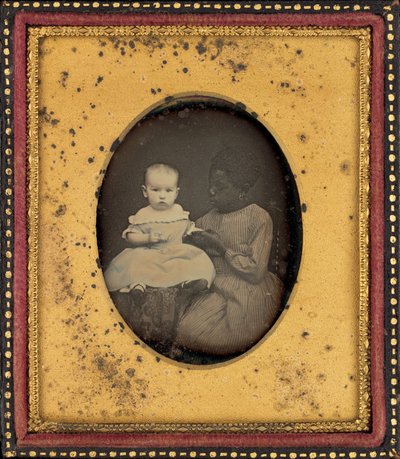 Lapsen ja nuoren naisen muotokuva tekijältä American 19th Century