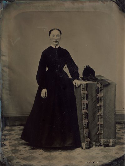 Sisällissodan lesken muotokuva tekijältä American 19th Century