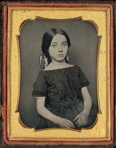 Tytön muotokuva tekijältä American 19th Century