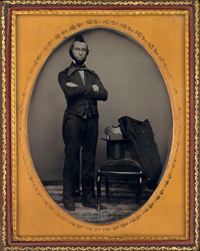 Miehen muotokuva tekijältä American 19th Century