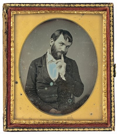 Miehen muotokuva tekijältä American 19th Century