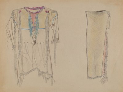 Buckskin paita ja leggingsit tekijältä American 20th Century
