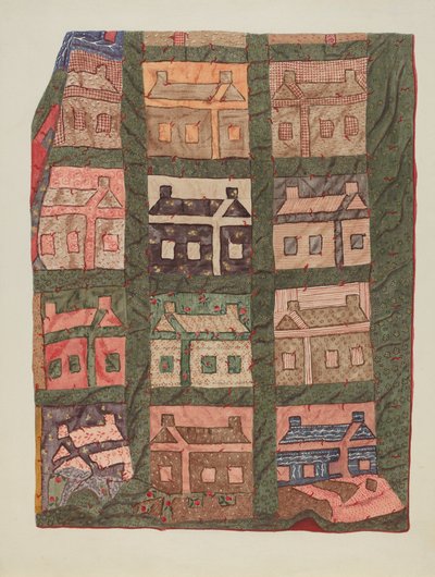 Hirsimökki tilkkutäkki tekijältä American 20th Century