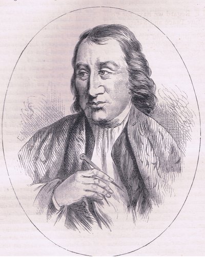 Samuel Adams, kuvitus artikkelista Cassells History of the United States, julkaisija Cassell, Petter & Galpin, n. 1900 (litho) tekijältä American English school