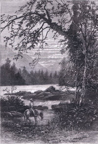 Näkymä Pohjois-Carolinaan, kuva Cassells History of the United Statessta, julkaisija Cassell, Petter & Galpin, n. 1900 (litho) tekijältä American English school