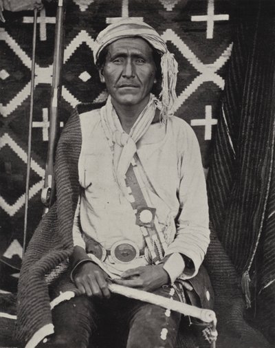 Navajoe-intiaani (m/w kuva) tekijältä American Photographer (after)