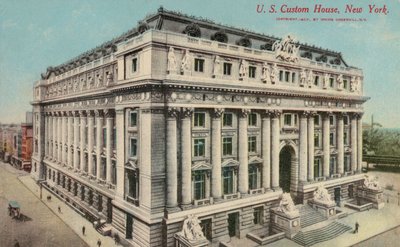 Alexander Hamilton US Custom House, New York City, New York, USA (värillinen kuva) tekijältä American Photographer (after)