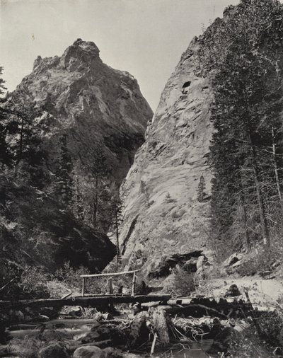 Cheyenne Canyon, Colorado (m/w kuva) tekijältä American Photographer (after)