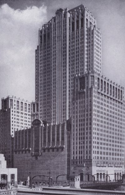 Chicago: Civic Opera House (m/w kuva) tekijältä American Photographer (after)