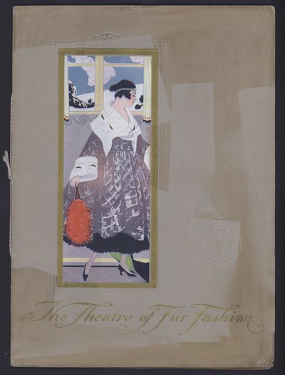 The Theatre of Fur Fashion -kansi, n. 1914. (m/w kuva) tekijältä American Photographer (after)