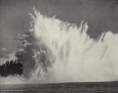 Excelsior Geyser, Yellowstone Valley, Wyoming (m/w kuva) tekijältä American Photographer (after)