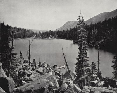 Green Lake, Colorado (s/w-kuva) tekijältä American Photographer (after)