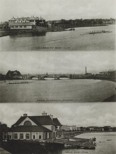 Harvardin yliopisto: University Boat Club, Larz Anderson Bridge, Weld Boat Club (m/v kuva) tekijältä American Photographer (after)