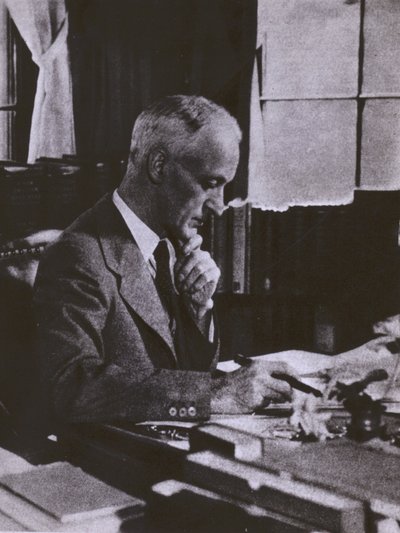 Harvey Cushing, neurokirurgi, muotokuva (m/w kuva) tekijältä American Photographer (after)