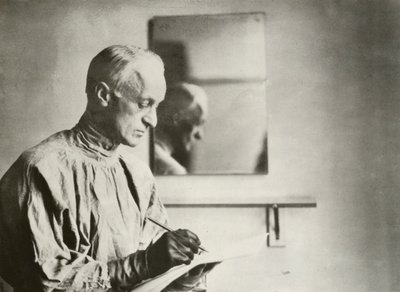 Harvey Cushing, neurokirurgi, muotokuva (m/w kuva) tekijältä American Photographer (after)