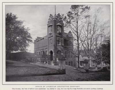 Jamestown, NY: American Aristotype Companyn toimisto (m/v kuva) tekijältä American Photographer (after)