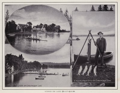 Jamestown, NY: Kohtauksia Chautauqua-järvellä (m/w kuva) tekijältä American Photographer (after)
