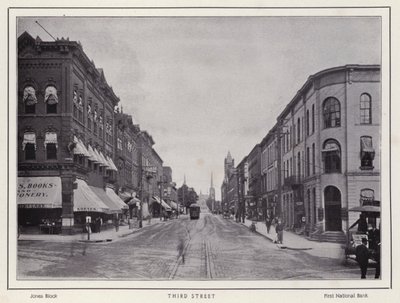 Jamestown, NY: Third Street (m/w kuva) tekijältä American Photographer (after)