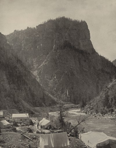 Temple del rei Salomó, Grand River, Colorado (foto b/n) finlandès tekijältä American Photographer (after)