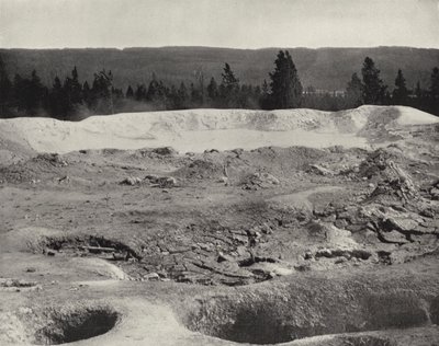 Mammoth Paint Pots, Yellowstone Valley, Wyoming (m/w kuva) tekijältä American Photographer (after)