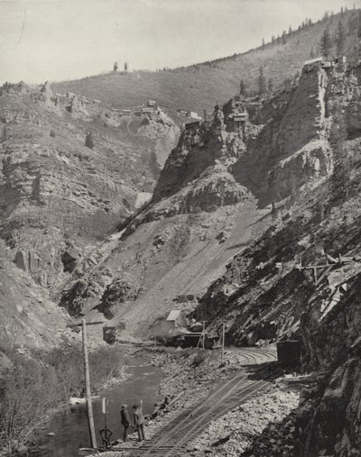 Kaivokset Eagle River Canyonissa, Coloradossa (m/w kuva) tekijältä American Photographer (after)
