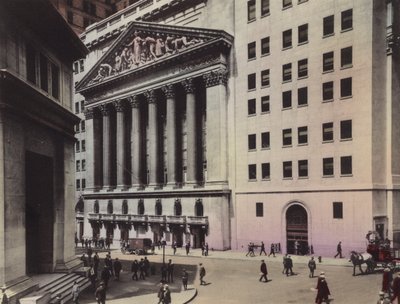 New York: J P Morgan and Co; New Yorkin pörssi (kuva) tekijältä American Photographer (after)