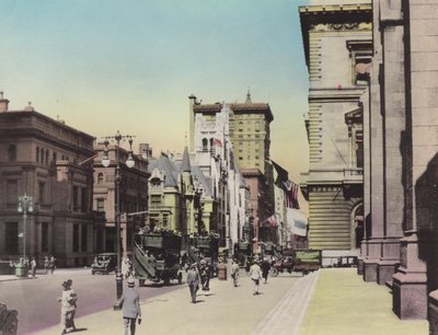 New York: Vanderbilt Mansions; Pyhän Tuomaan kirkko; Fifth Avenue (kuva) tekijältä American Photographer (after)