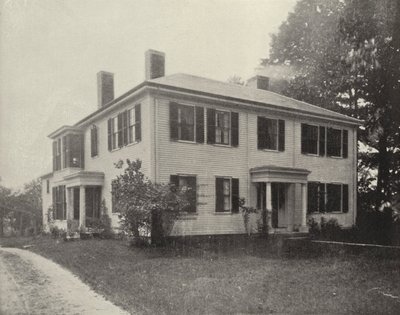 Old Emerson House, Concord, Massachusetts (m/w kuva) tekijältä American Photographer (after)