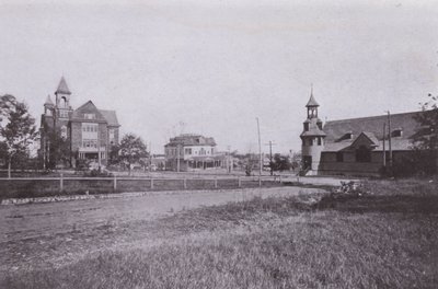 Old Orchard Beach, Maine: kaupungintalo ja julkinen kirjasto; Postitoimisto; St Margaret