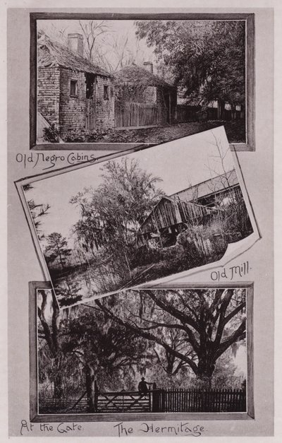 Vanhat orja mökit; Old Mill; Portilla; Eremitaaši (m/w kuva) tekijältä American Photographer (after)