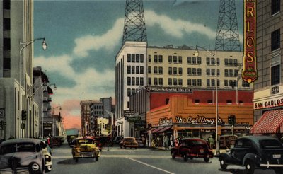 Phoenix, Arizona: Central Avenue, katsoen etelään Monroesta (kuva) tekijältä American Photographer (after)