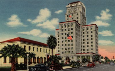 Phoenix, Arizona: Postitoimisto ja Hotel Westward Ho, North Central Avenue (kuva) tekijältä American Photographer (after)
