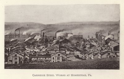 Pittsburgh: Carnegie Steel Works at Homestead, Pennsylvania (m/v kuva) tekijältä American Photographer (after)