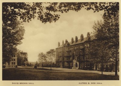 Princetonin yliopisto: David Brown Hall; Alfred B Dod Hall (m/v kuva) tekijältä American Photographer (after)