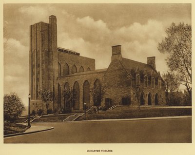 Princetonin yliopisto: McCarter Theatre (m/w kuva) tekijältä American Photographer (after)
