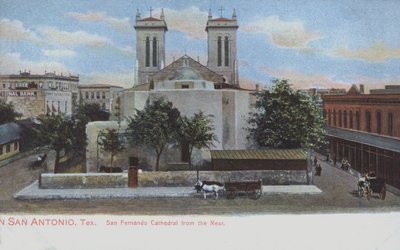 St. Fernandon katedraali San Antoniossa, Texasissa, Yhdysvalloissa tekijältä American Photographer (after)