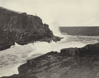 Sea Wall, Bald Head Cliff, Maine (m/w kuva) tekijältä American Photographer (after)