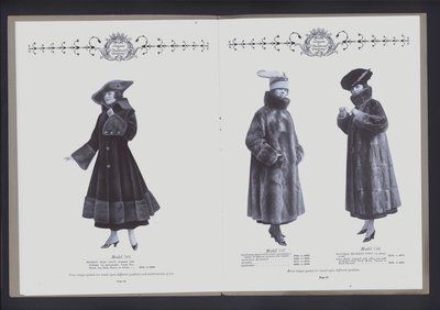Kahden sivun levitys Theatre of Fur Fashionista (m/w kuva) tekijältä American Photographer (after)