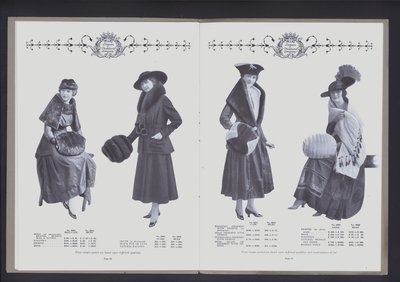 Kahden sivun levitys Theatre of Fur Fashionista (m/w kuva) tekijältä American Photographer (after)