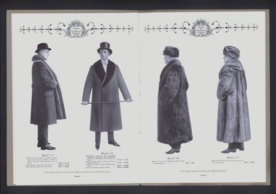 Kahden sivun levitys Theatre of Fur Fashionista (m/w kuva) tekijältä American Photographer (after)