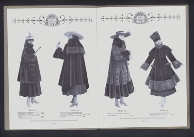 Kahden sivun levitys Theatre of Fur Fashionista (m/w kuva) tekijältä American Photographer (after)