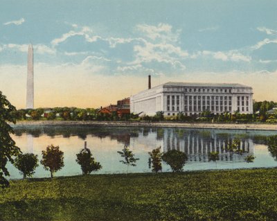 Washington DC: Uusi tulostus- ja kaiverrustoimisto Potomac-puistossa ja -altaalla (kuva) tekijältä American Photographer (after)