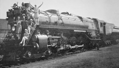 Baldwinin rakentama 4-8-4 luokan S-1 veturi Great Northern Railwayn 
