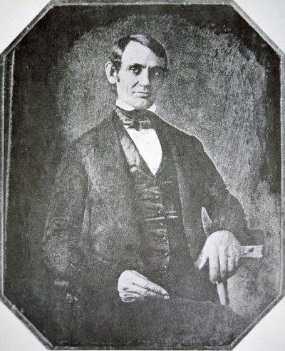 Abraham Lincoln (1809-65) kongressin jäsenenä 37-vuotiaana tekijältä American Photographer