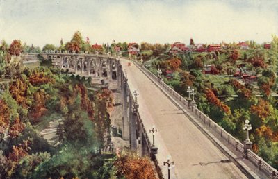 Arroyo Seco -silta, Pasadena (värikuva) tekijältä American Photographer