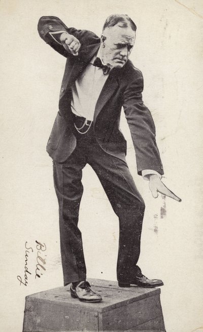 Billy Sunday (s/w-kuva) tekijältä American Photographer