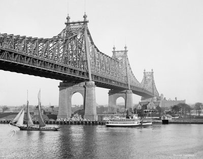 Blackwells Island (eli Queensboro) Bridge, New York, N.Y., 1910-20 tekijältä American Photographer