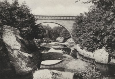 Boston: Newton Upper Falls, Newton (s/w-kuva): Echo Bridge, Newton Upper Falls, Newton (s/w-kuva) tekijältä American Photographer