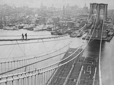 Brooklyn Bridge, 1883 tekijältä American Photographer