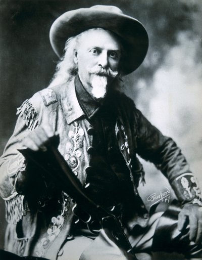 Buffalo Bill (1846-1917) (s/w valokuva) tekijältä American Photographer